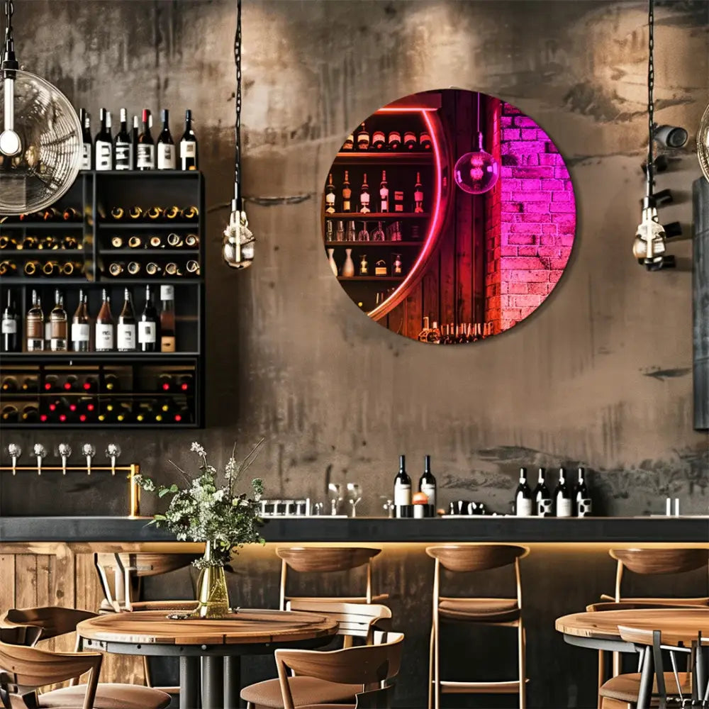 Iridescent Rainbow Wall Mirror Aesthetic Full-Length Glass Accent Mirror