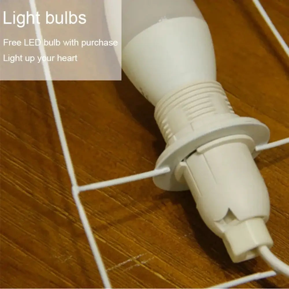 Japanese Lantern LED Table Lamp Rice Paper Light, Minimalist Bedside & Study Art Decor