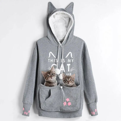Kitty Pocket Hoodie