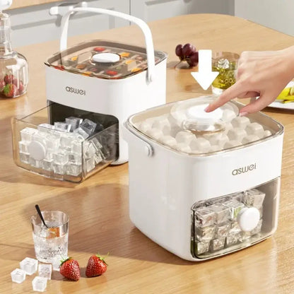 Large Ice Cube Mold with Storage Box