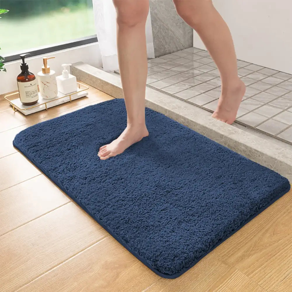 Large Long Hair Furry Absorbent Mat Non-Slip Shower Room & Entrance Mat