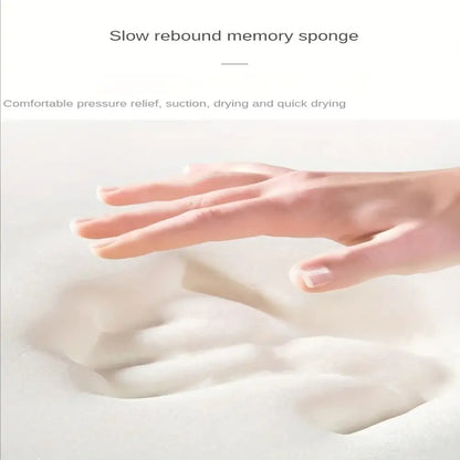 Large Furry Absorbent Bath Mat – Non-Slip Shower & Entrance