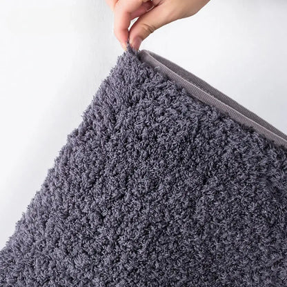 Large Furry Absorbent Bath Mat – Non-Slip Shower & Entrance