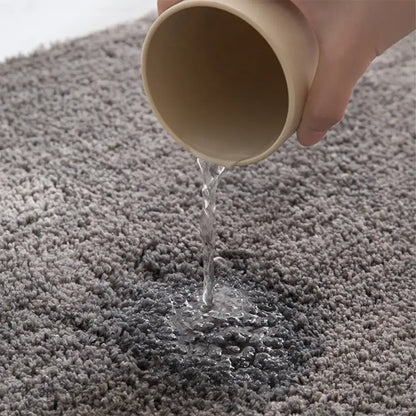 Large Furry Absorbent Bath Mat – Non-Slip Shower & Entrance