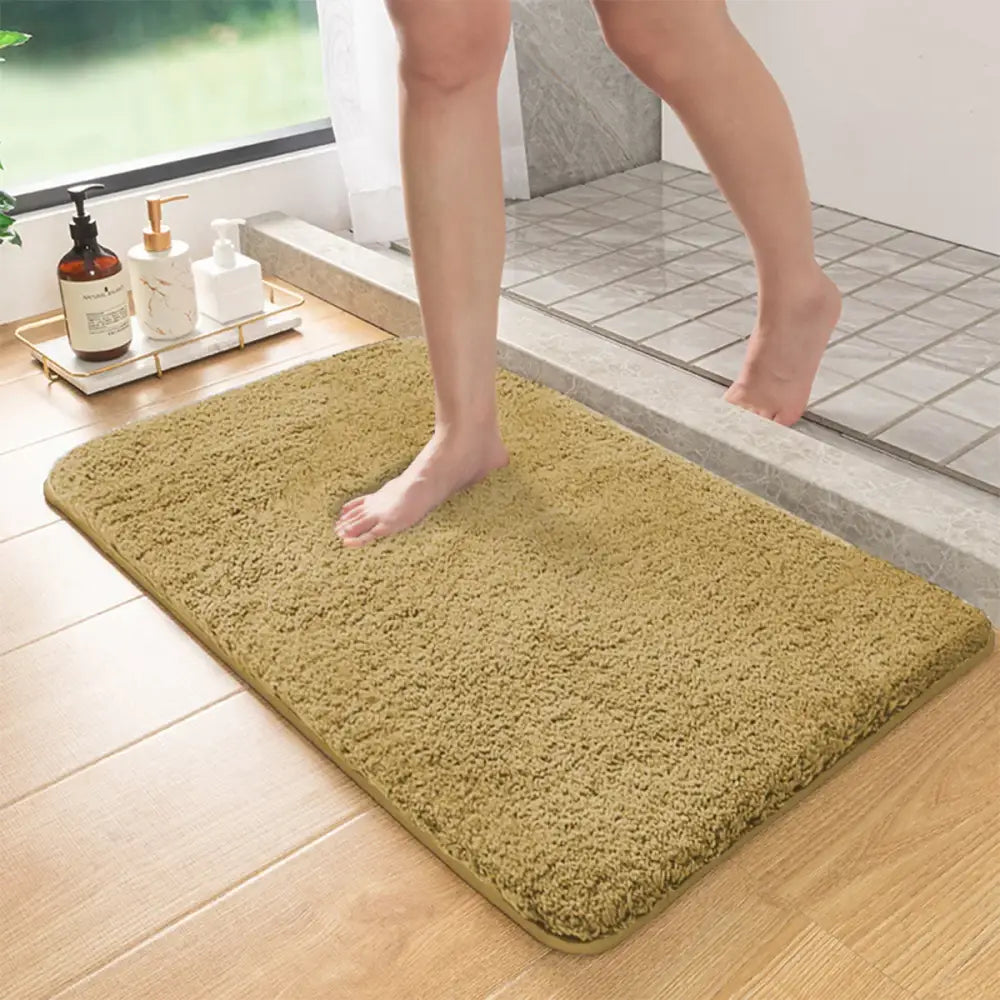 Large Long Hair Furry Absorbent Mat Non-Slip Shower Room & Entrance Mat