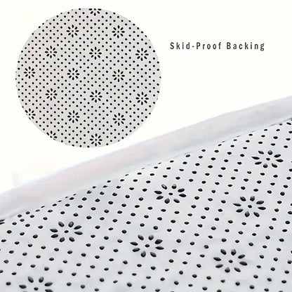 Large Furry Absorbent Bath Mat – Non-Slip Shower & Entrance