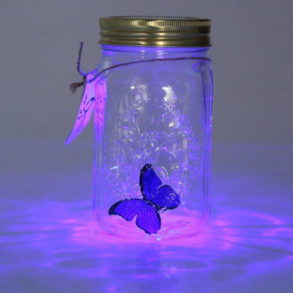 LED Animated Butterfly Jar