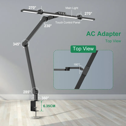 LED Desk Lamp with Clamp