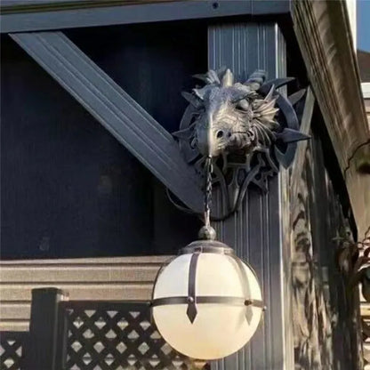 LED Dragon Wall Lantern