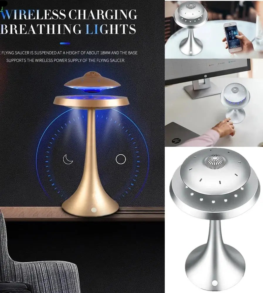Levitating UFO Bluetooth Speaker with Lights