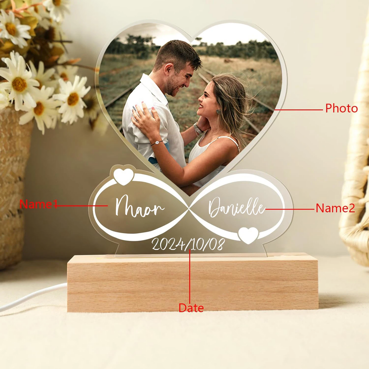 Love Frame Custom Acrylic Plaque