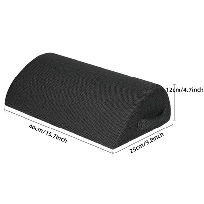 Memory Foam Office Footrest – Ergonomic Under Desk Footstool Cushion for Home, Gaming & Office Comfort