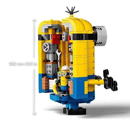 Minion Building Block Brick Set DIY Model Decorations Compatible for Kids