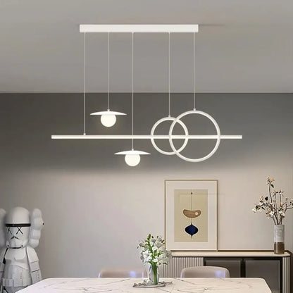 Modern Dimmable LED Pendant Light – Linear Kitchen Island Fixture