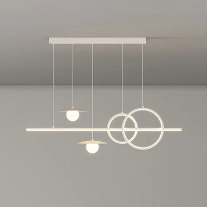 Modern Dimmable LED Pendant Light – Linear Kitchen Island Fixture