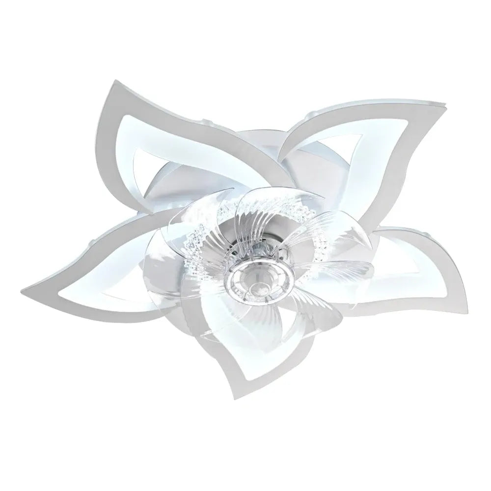 Modern Lotus Electric Ceiling Fan with Light