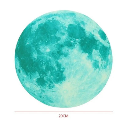 Moon Glow 3D Luminous Wall Stickers
