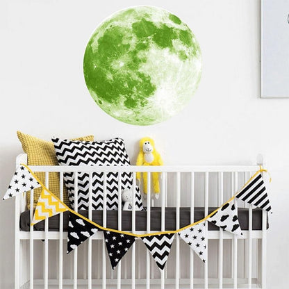 Moon Glow 3D Luminous Wall Stickers