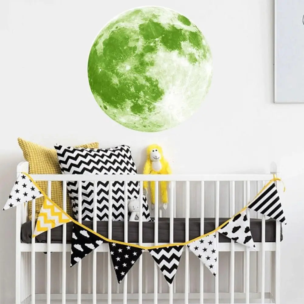 Moon Glow 3D Luminous Wall Stickers