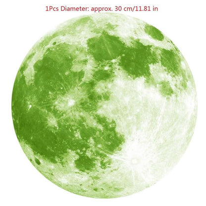 Moon Glow 3D Luminous Wall Stickers