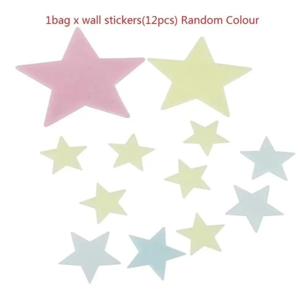 Moon Glow 3D Luminous Wall Stickers