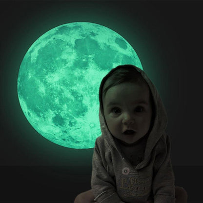 Moon Glow 3D Luminous Wall Stickers
