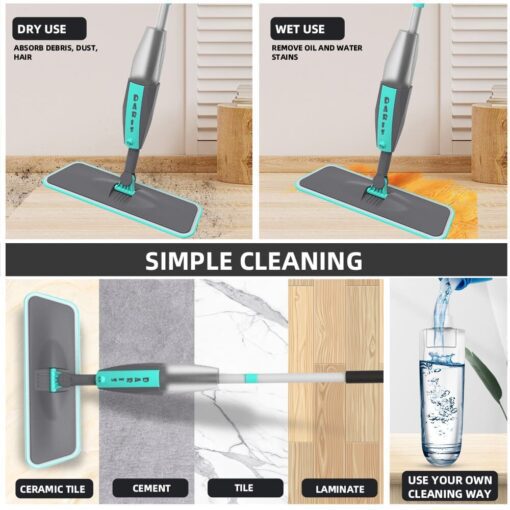 Ninja Super Spray Mop Magic 360 Floor Cleaning Spin Mop