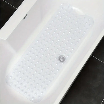 Non-Slip Shower Mat – 200 Suction Cups, Drain Holes, Machine Washable