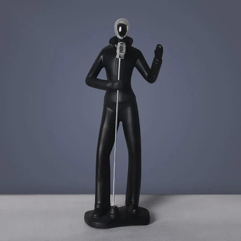 Nordic Art Dancing Couple Resin Figure Ornaments Figurines