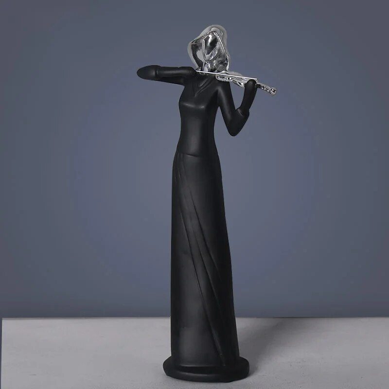 Nordic Art Dancing Couple Resin Figure Ornaments Figurines