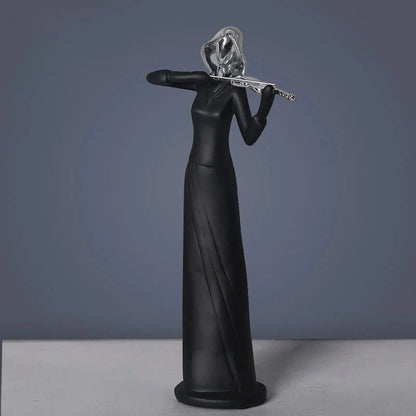 Nordic Art Dancing Couple Resin Figure Ornaments Figurines