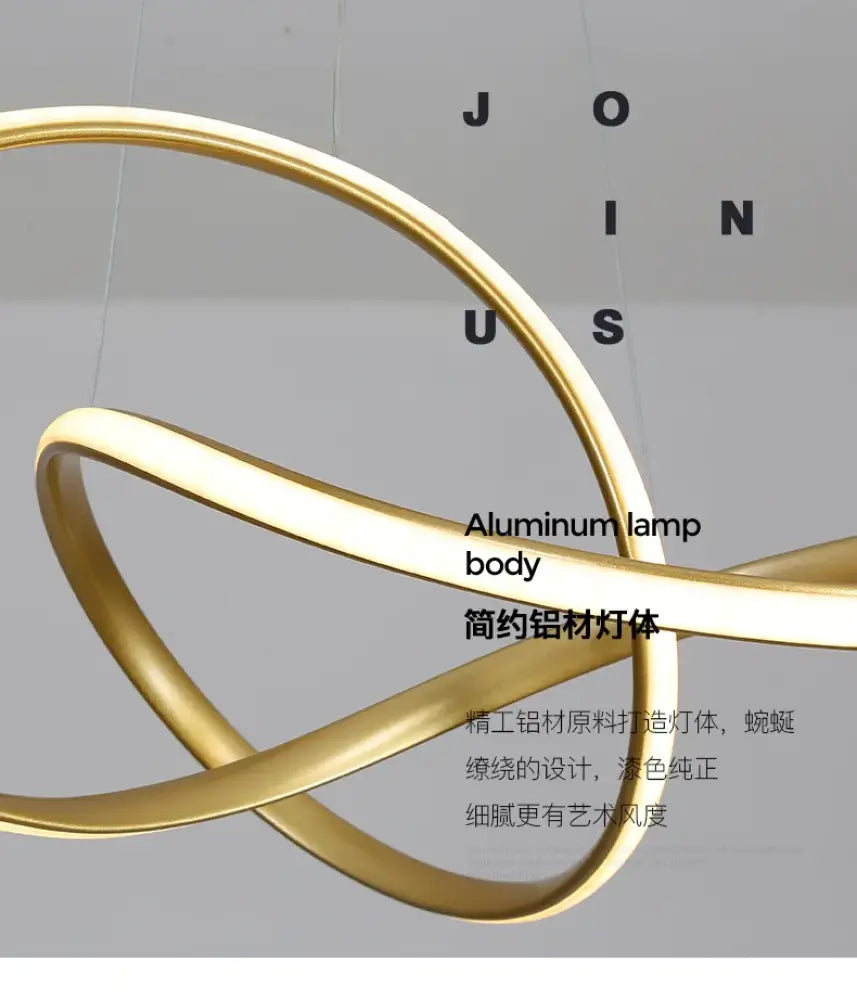 Nordic Clover Pendant Lamp Dimmable Modern Restaurant & Dining Room Art Light