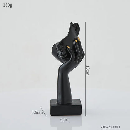 Nordic Statue Abstract Resin Desktop Ornaments Sculpture Miniature Figurines