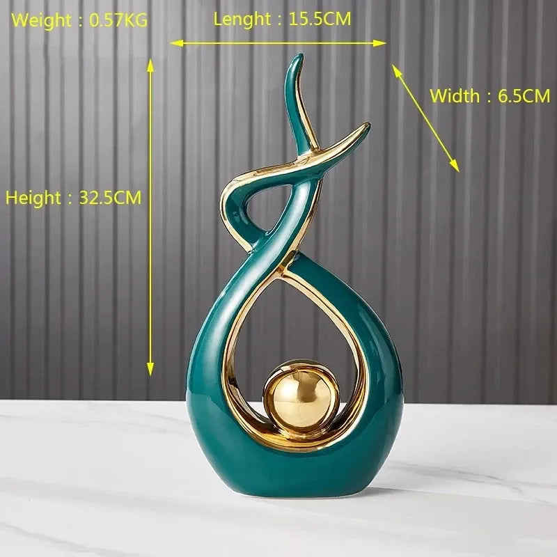 Nordic Zen Ceramic Figurines