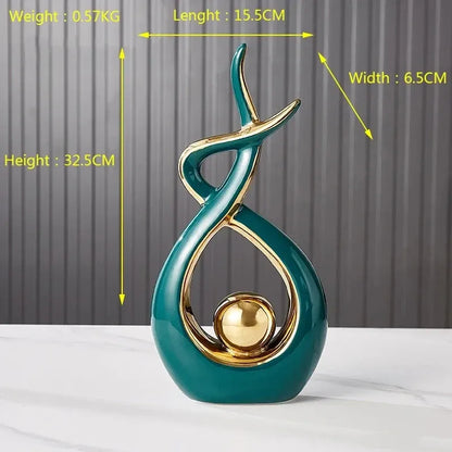 Nordic Zen Ceramic Figurines