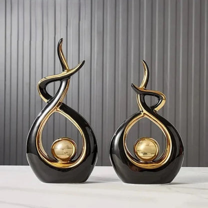 Nordic Zen Ceramic Figurines