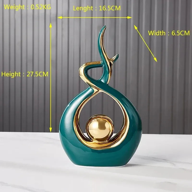 Nordic Zen Ceramic Figurines