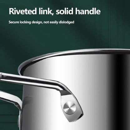 Oil-Saving Stainless Steel Fryer with Basket