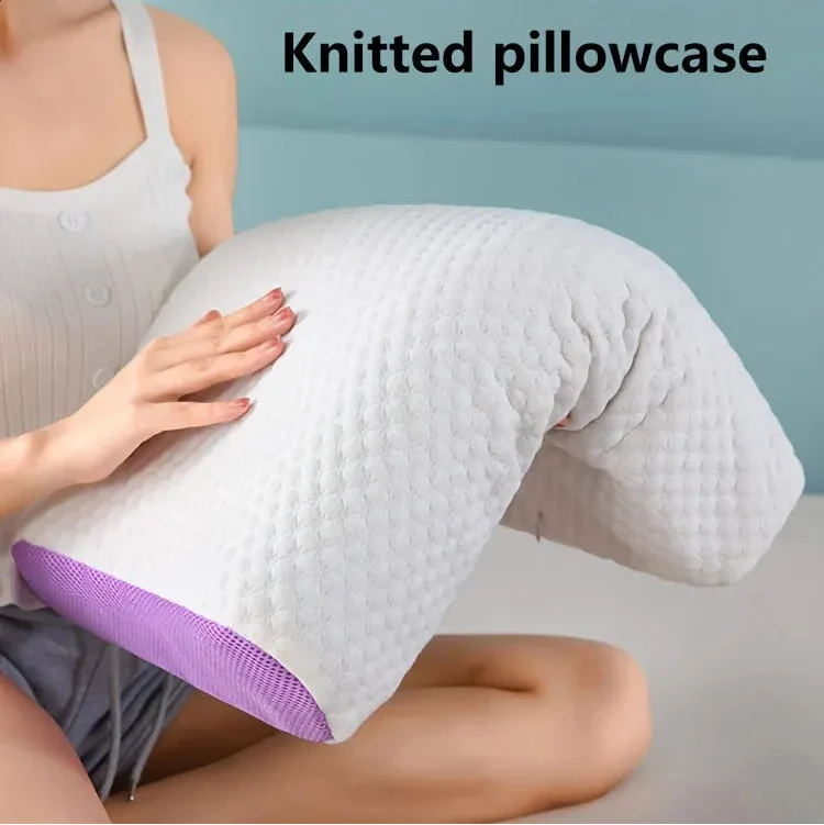 Pectin Cervical Pillow – Breathable TPE Air Layer Neck Pillow, Zero-Pressure Support,Latex-Like Comfort for Adults