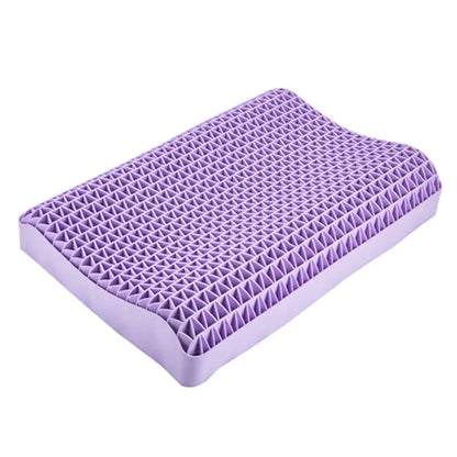 Pectin Cervical Pillow – Breathable TPE Air Layer Neck Pillow, Zero-Pressure Support,Latex-Like Comfort for Adults