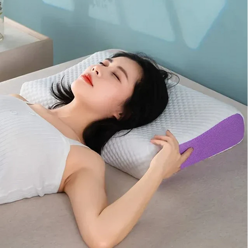 Pectin Cervical Pillow – Breathable TPE Air Layer Neck Pillow, Zero-Pressure Support,Latex-Like Comfort for Adults