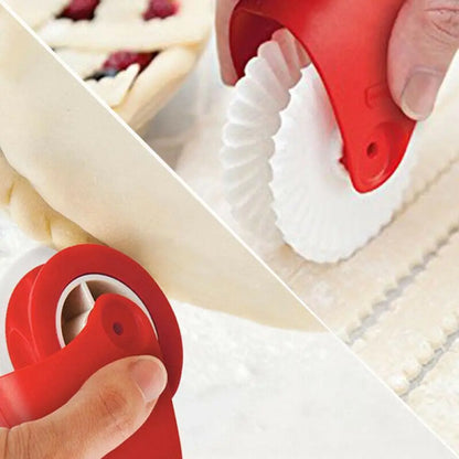 Pie Crust Wheel Cutter & Decorator Set