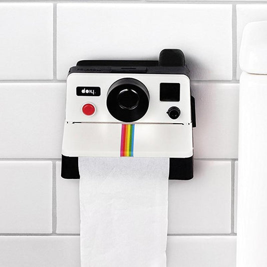 Polaroid Toilet Paper Holder