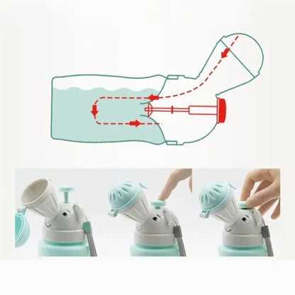 Portable Baby Travel Potty Leak-Proof Emergency Urinal for Boys & Girls