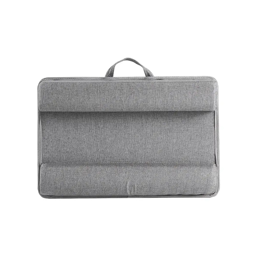 Portable Bamboo Laptop Desk Built-in Mouse Pad & Storage for Sofa & Bed