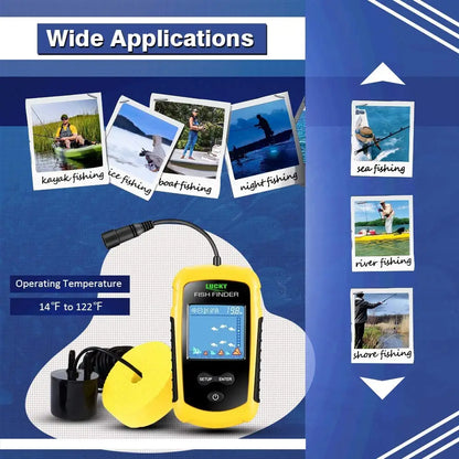 Portable GPS Fish and Depth Finder