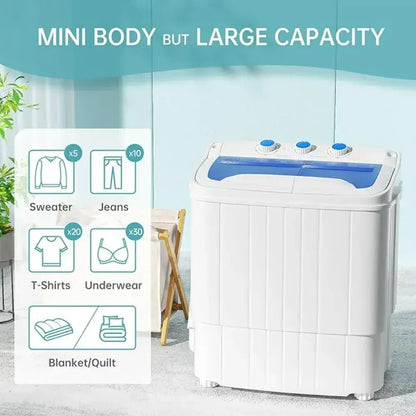 Portable Twin Tub Washing Machine