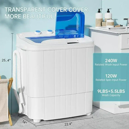 Portable Twin Tub Washing Machine