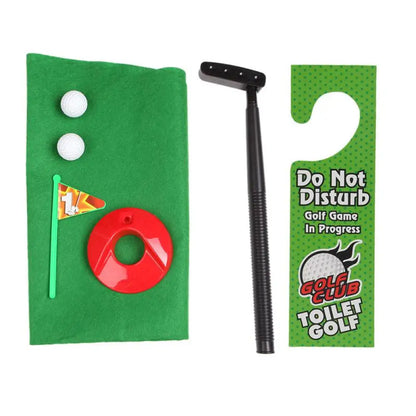 Toiletten-Golfspiel