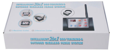 2 IN 1 Wireless Electric Dog Fence & Training